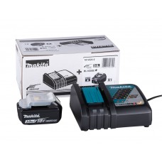 Makita BL1830B + DC18RC  3 Ah akumulators un ātrais lādētājs